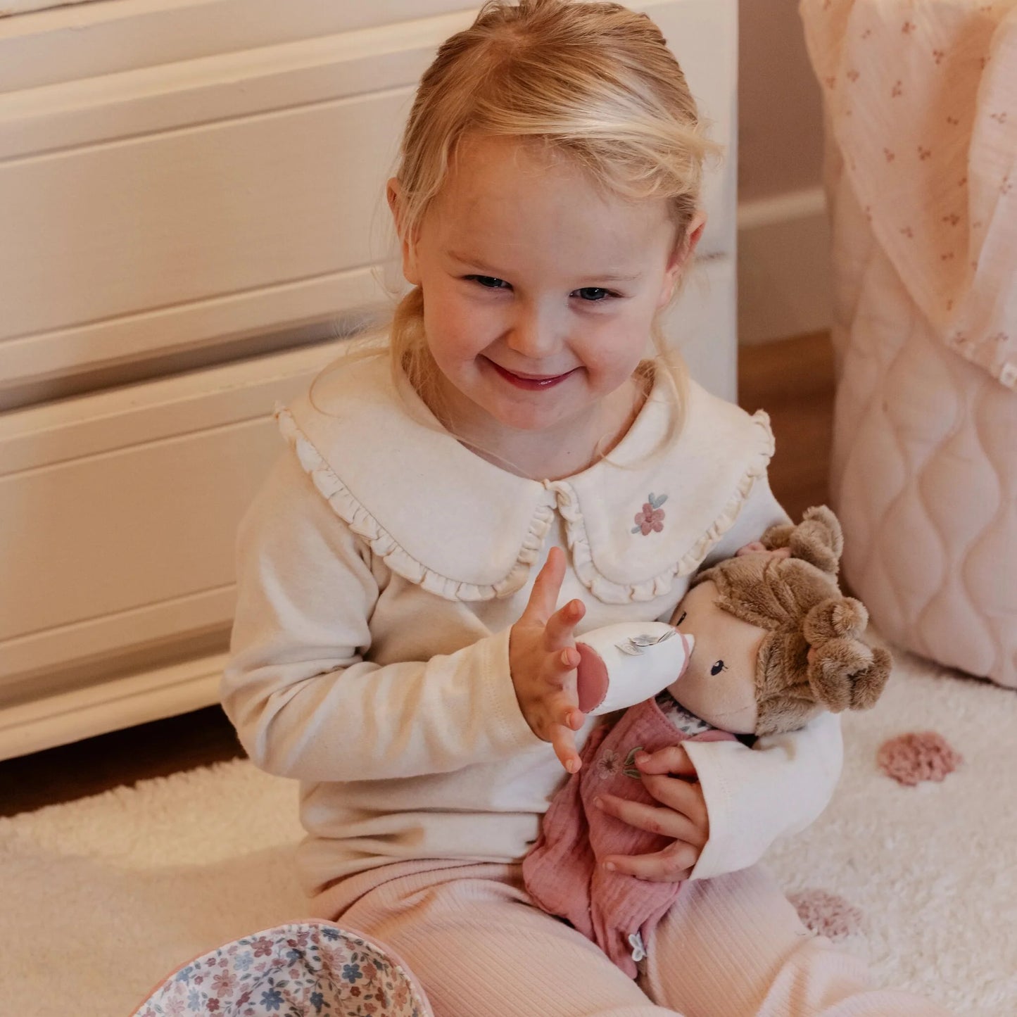 Lelle - Leļļu mazulis, Baby Doll Rosa 35cm, Little Dutch