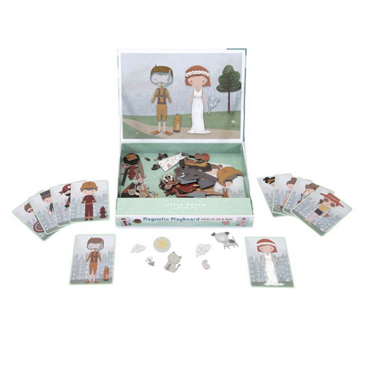 Magnētiskā spēle - puzle, Little Dutch, Jim and Rosa, 4756