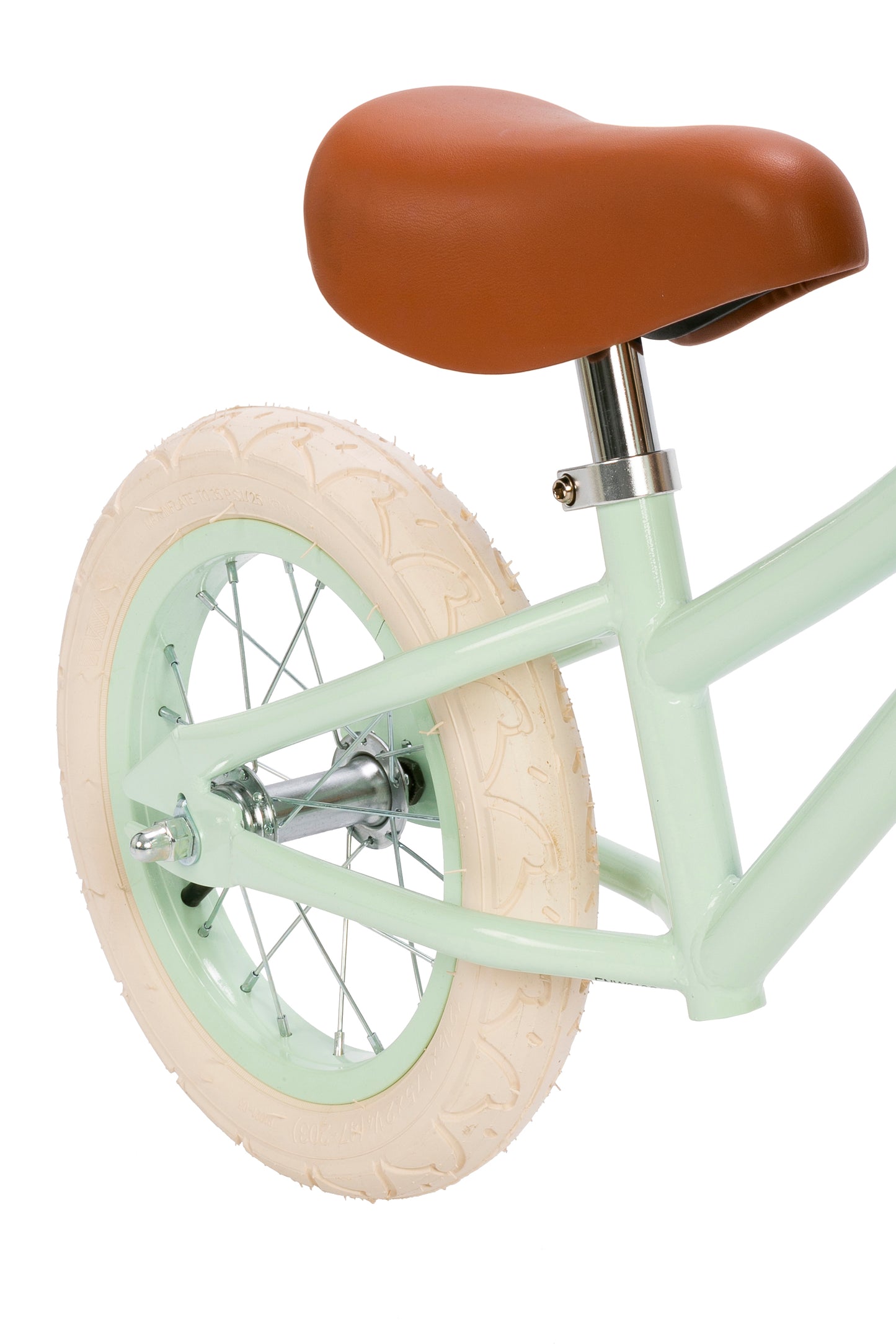 Bērnu skrejritenis ar grozu, Balance Bike First Go, Pale Mint, Banwood, BW-F1G-PMINT-FG