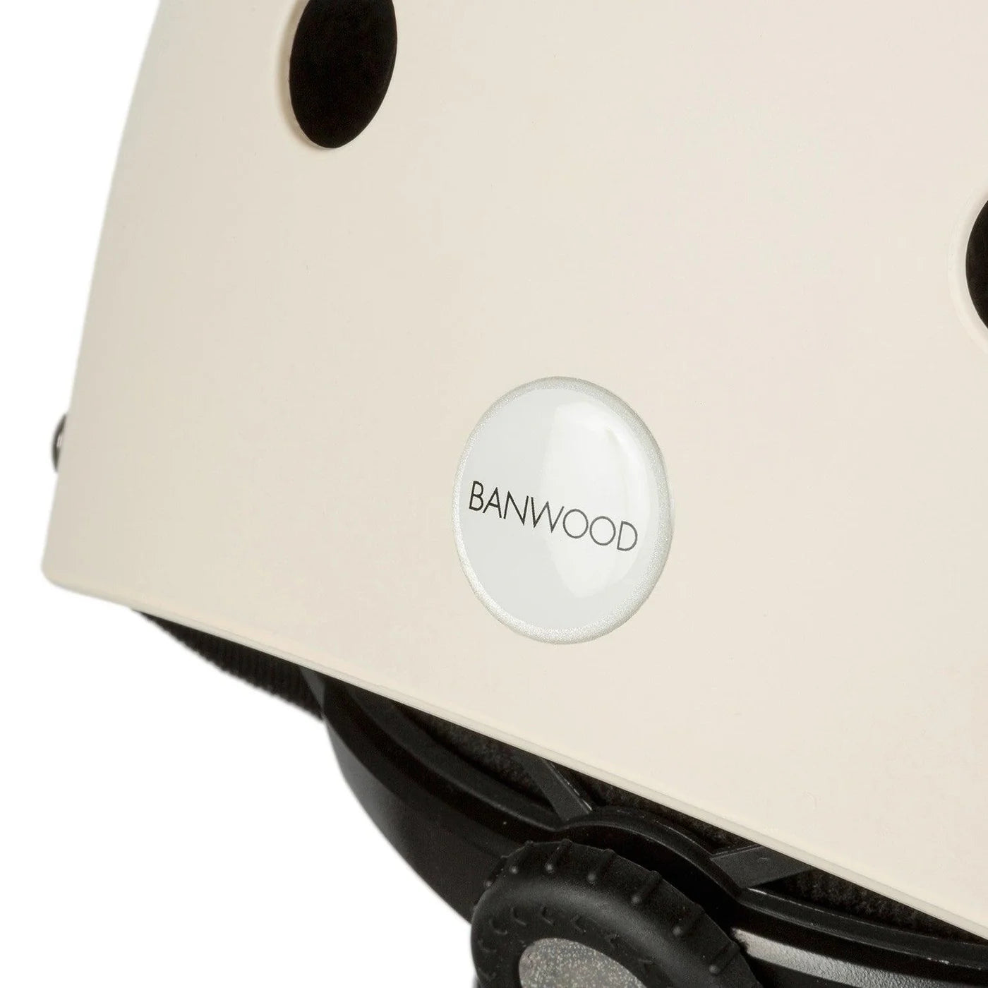 Bērnu drošības ķivere, Classic Helmet, Matte Cream, Banwood (50-54cm), BW-HELMET-CREAM