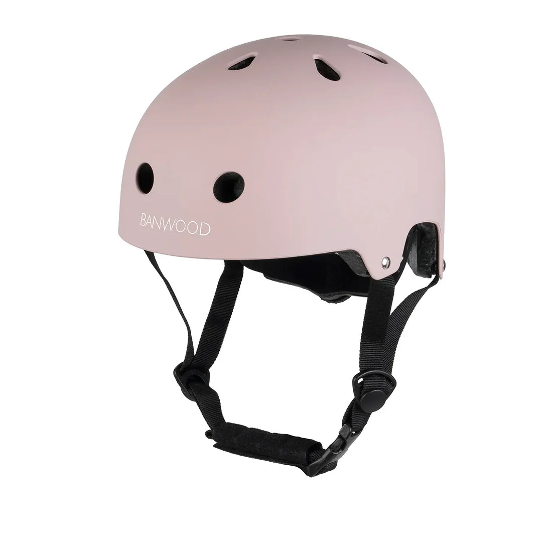 Bērnu drošības ķivere, Classic Helmet, Matte Dustypink, Banwood