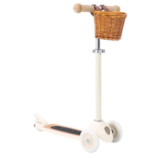 Bērnu skrejritenis bēšs, 3-wheel Scooter, cream, Banwood