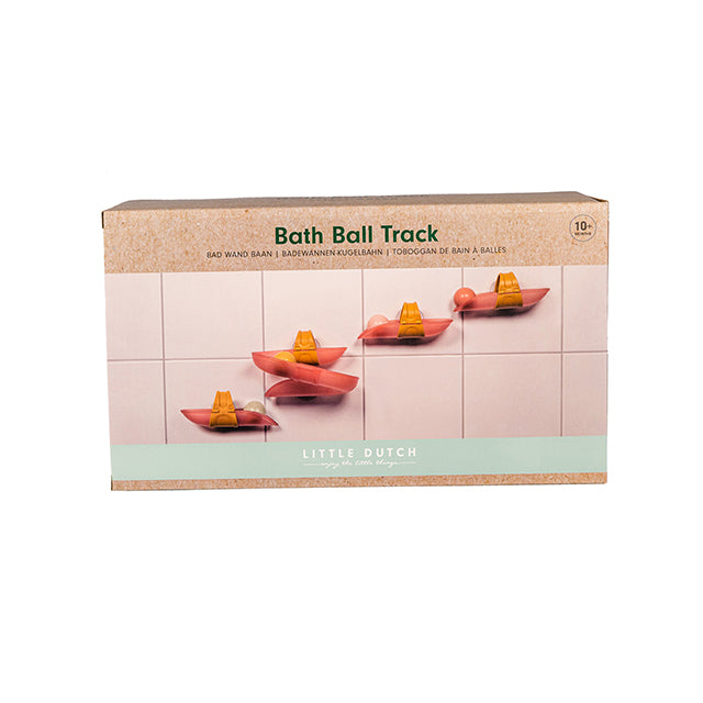 Bumbu trasīte vannai, rozā, Little Dutch Bathtub Ball track Pink, 2010455