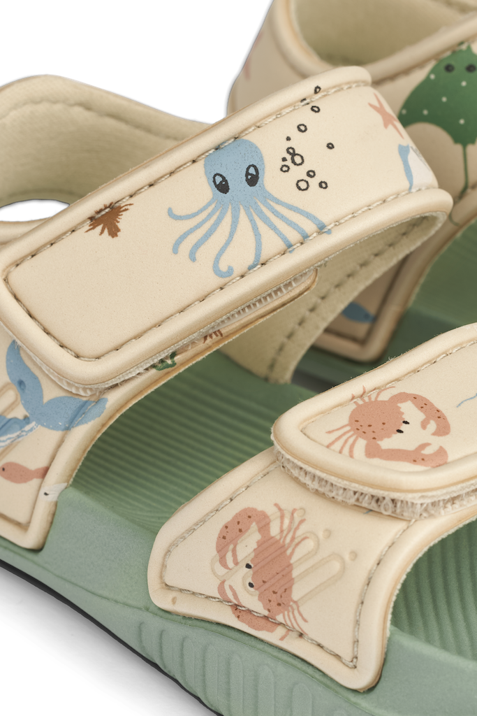 Bērnu sandales Blumer Sandals, Sea Crature / Sandy, 22 izmērs, Liewood