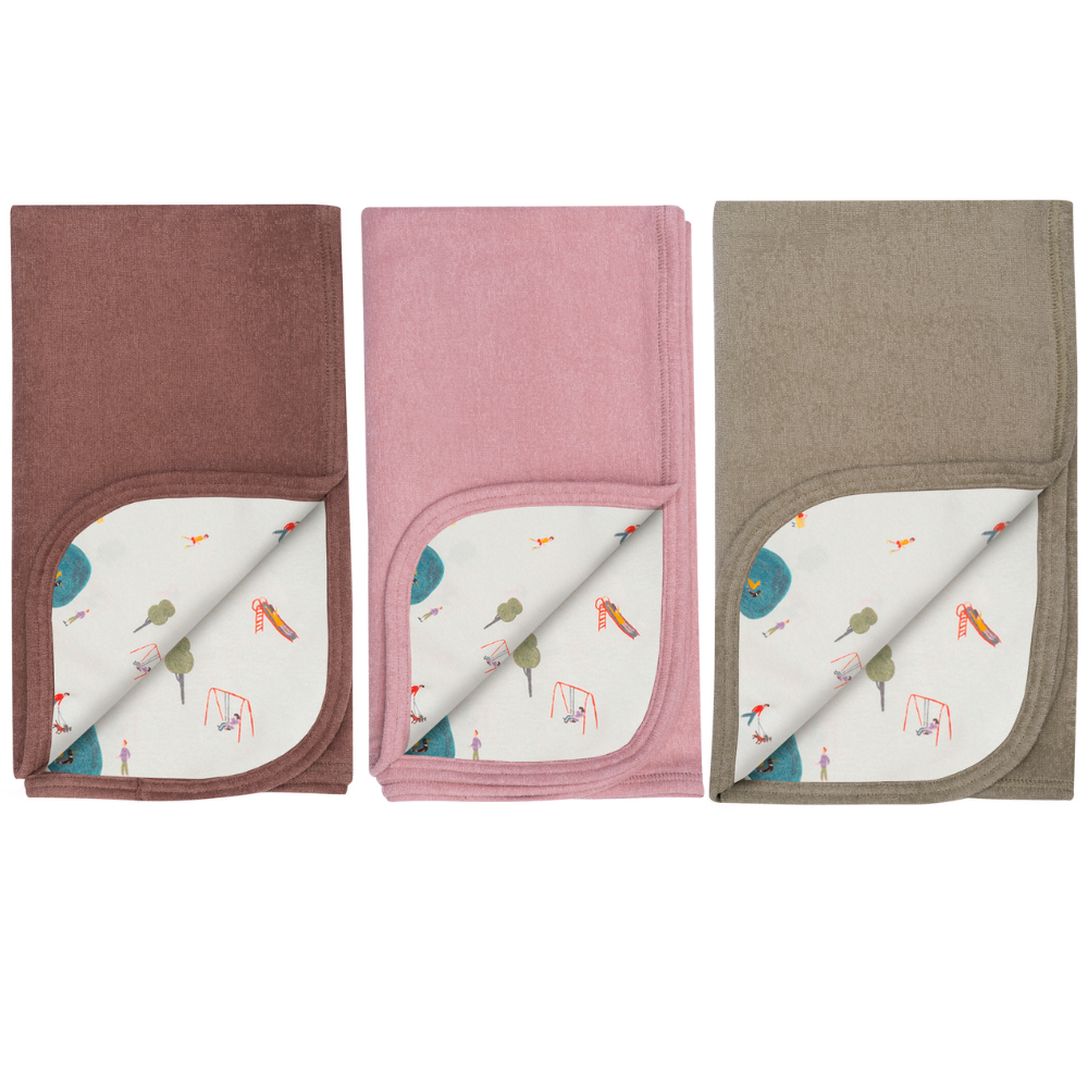 Frotē bērnu sedziņa, Slate Green, zaļa, 75x85cm, Wooly Organic, Baby Blanket, KT-62-0-50-90