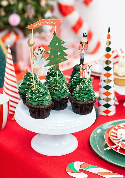 Ziemassvētku kūkas dekori, Cake Toppers Nutcracker, Party Deco, KPT63