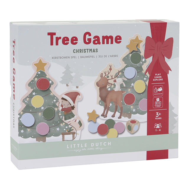 Ziemassvētku eglītes spēle, Christmas Tree Game, Little Dutch, LD4865
