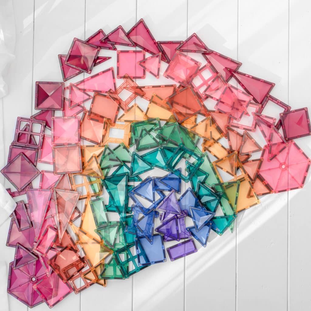 Magnētiskais konstruktors - Pastel Mega Pack, 202 gab, Connetix