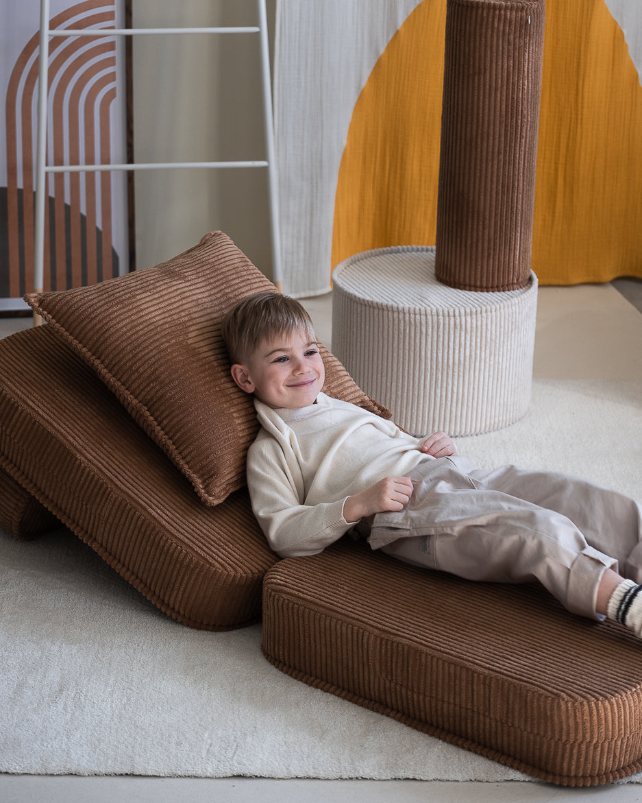 Spilvens Toffee Block Cushion, Wigiwama
