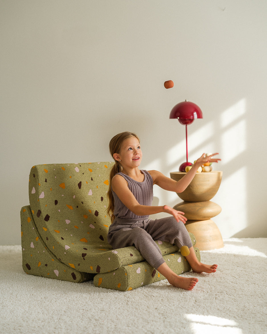 Atpūtas krēsls Terrazzo Moss Moon Chair, Wigiwama