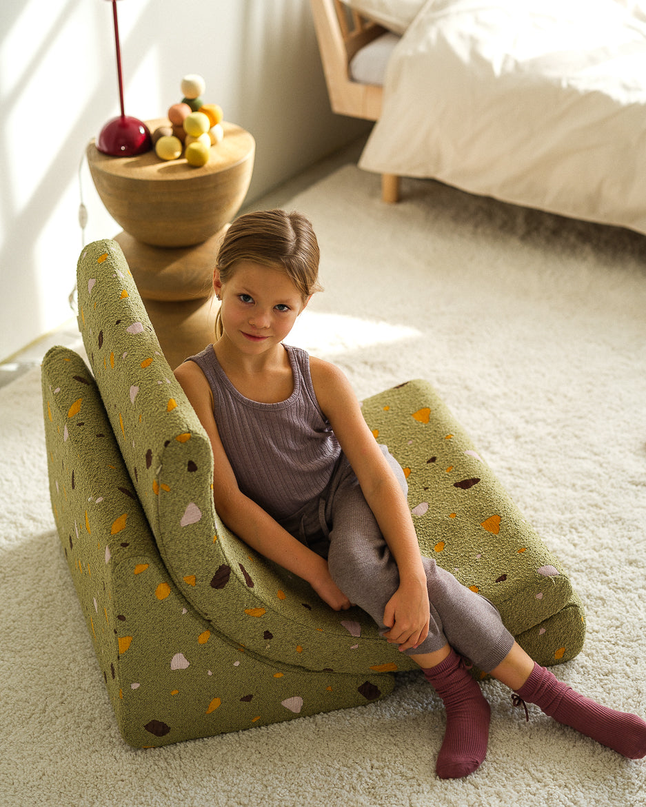 Atpūtas krēsls Terrazzo Moss Moon Chair, Wigiwama