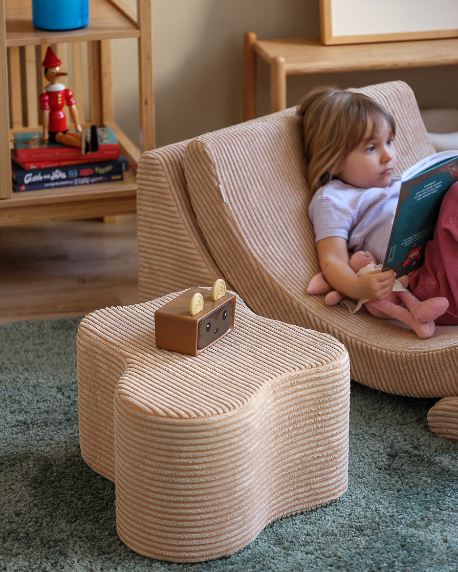 Brown Sugar Cloud Pouffe, Wigiwama