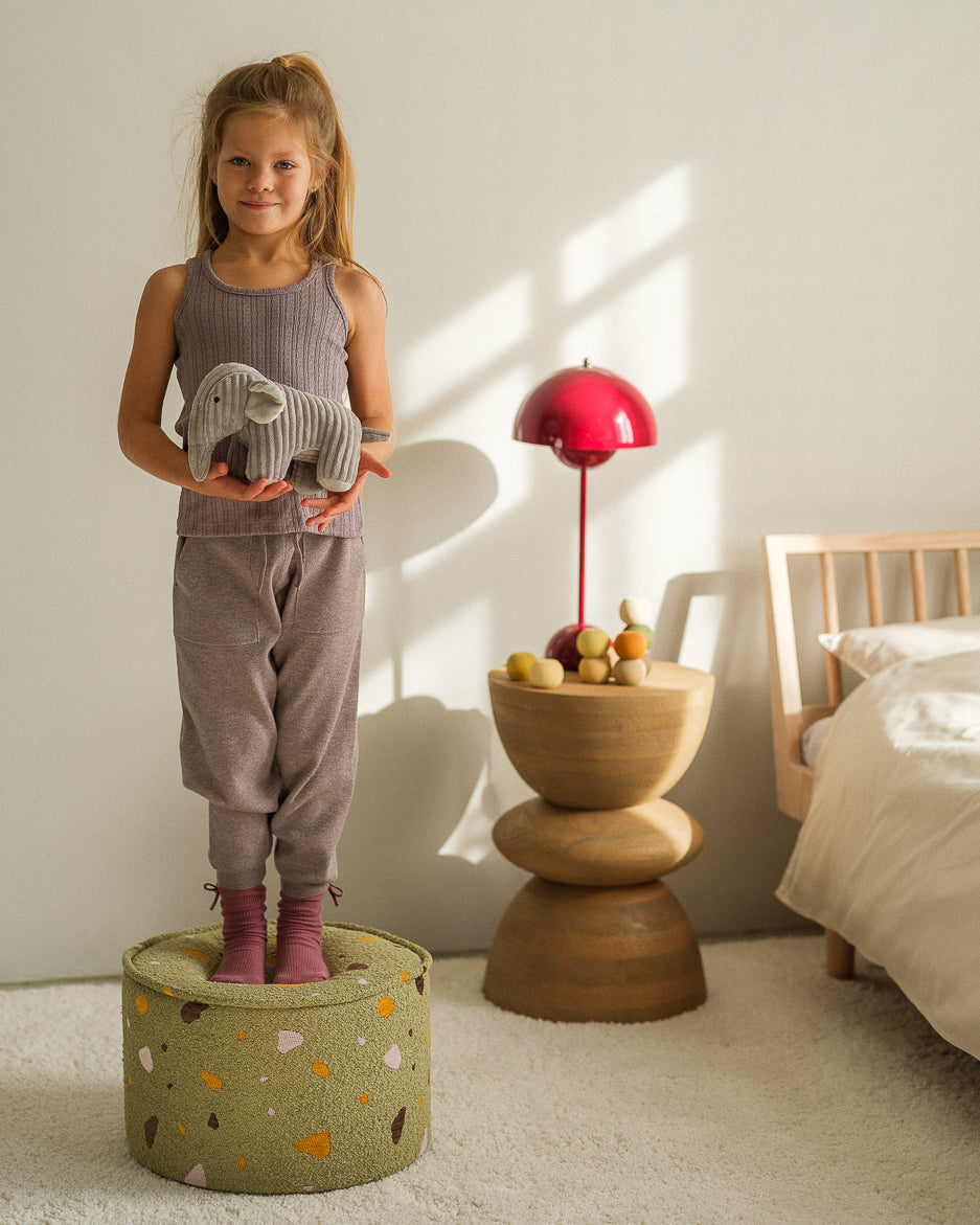 Pufs Terrazzo Moss Pouffe, Wigiwama