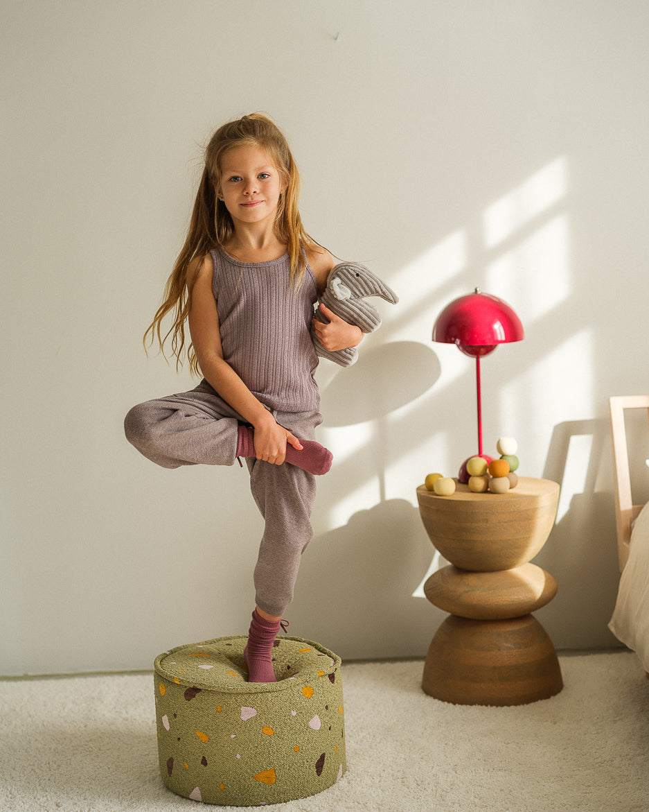 Pufs Terrazzo Moss Pouffe, Wigiwama