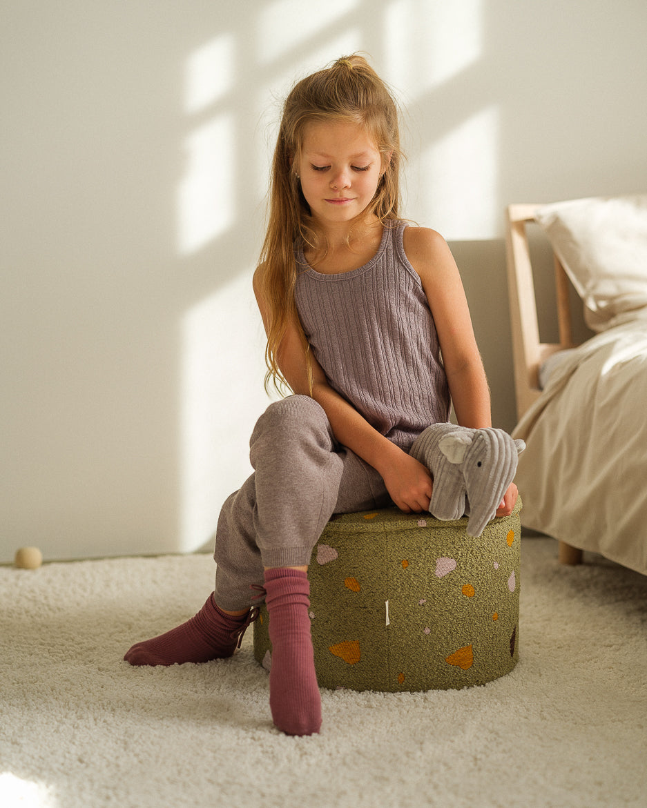Pufs Terrazzo Moss Pouffe, Wigiwama