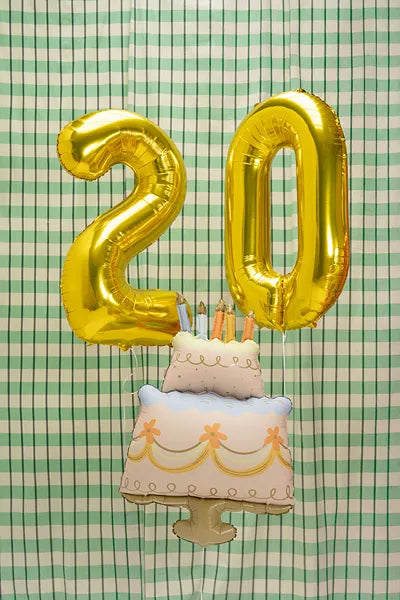 Folija balons Torte - pildāms ar gaisu vai hēliju