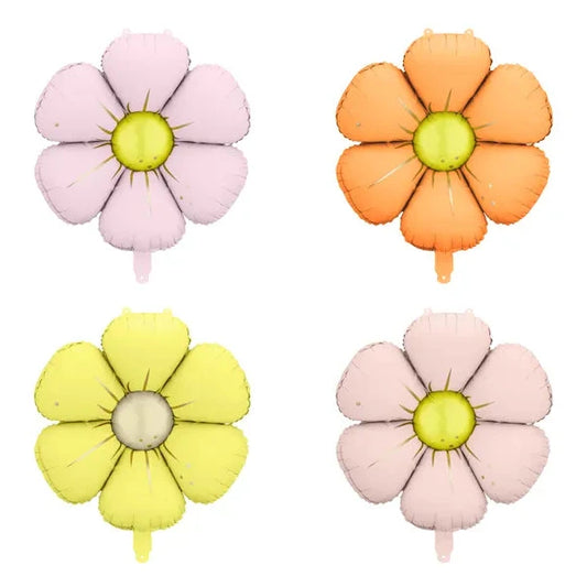 Puķīšu baloni Foil balloons for Daisy garlands, 4gab.