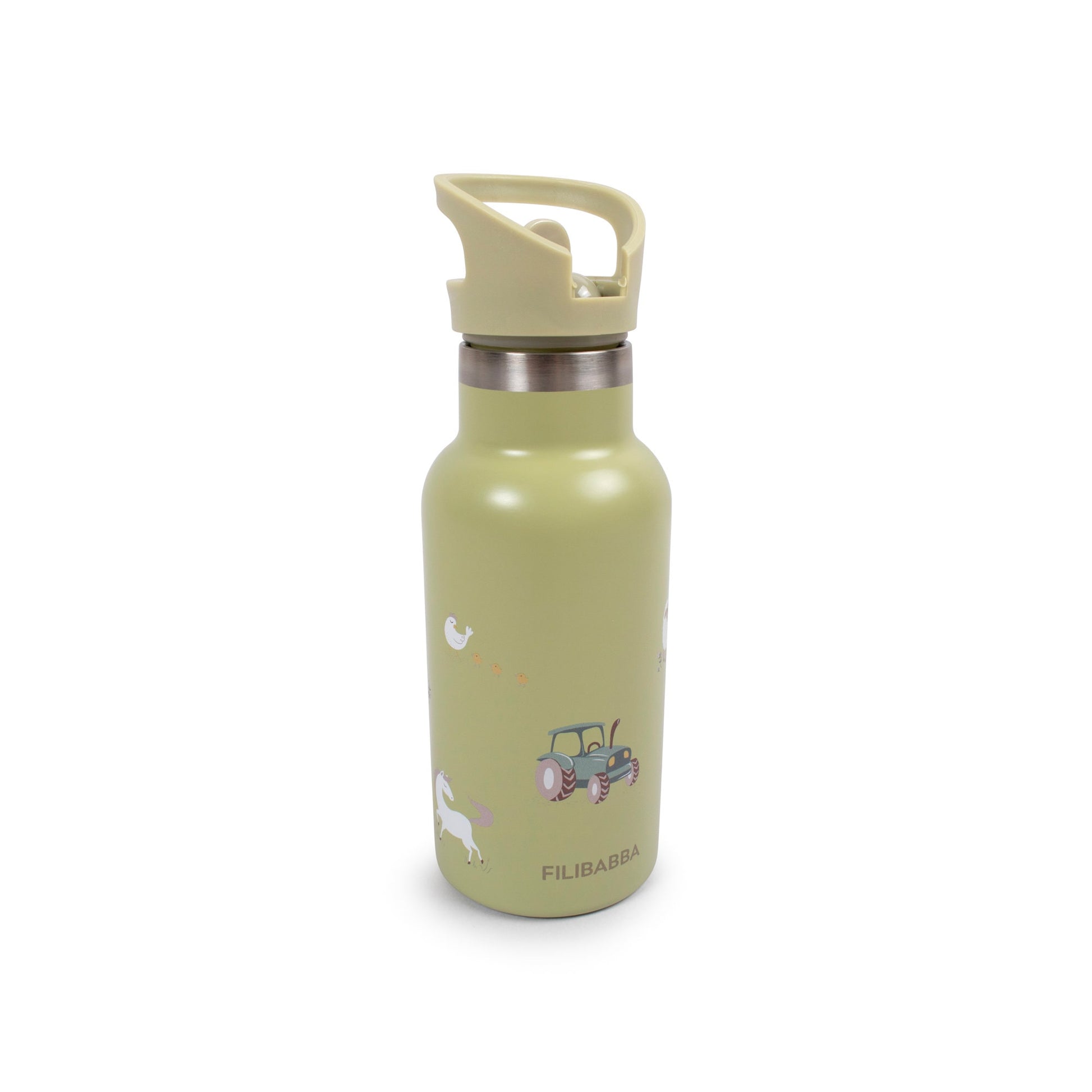 Bērnu ūdens termo pudele Magic Farm, Stainless Steel Thermo Water bottle, Filibabba, FI-02758