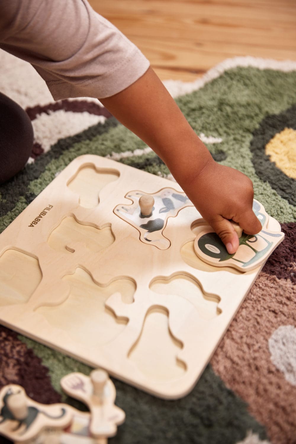 Koka puzle, Magic Farm wooden puzzle, Filibabba, FI-02778