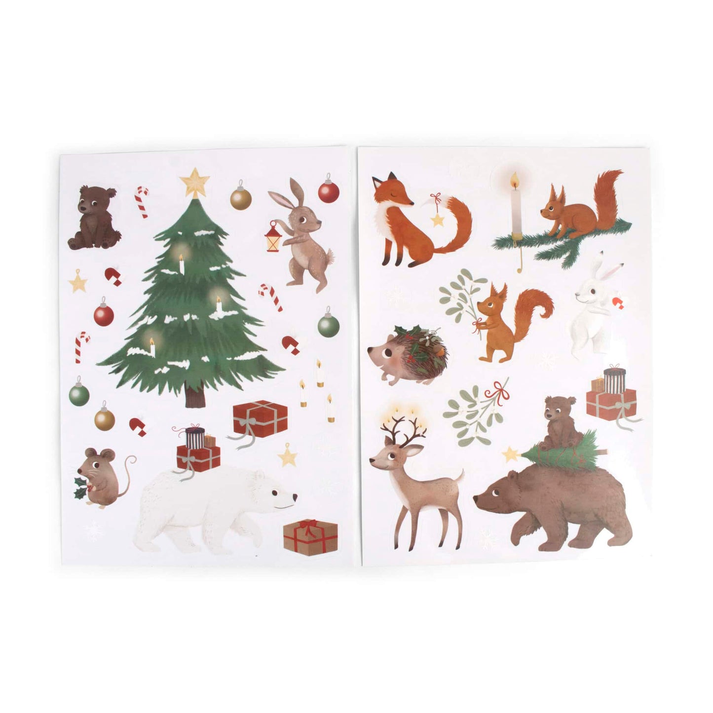 Ziemassvētku logu uzlīmes Wonderful Winter, Window stickers Forest Friends, Filibabba, FI-03796