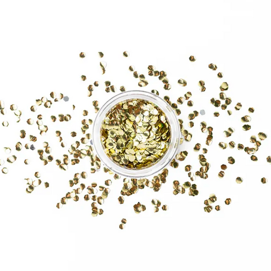 Sejas glitteri Face Glitter- Freckles, Party Deco, GGLI1-019, gold