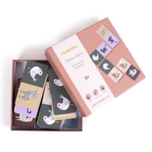 Domino spēle Farm Animals, Filibabba, FI-02769