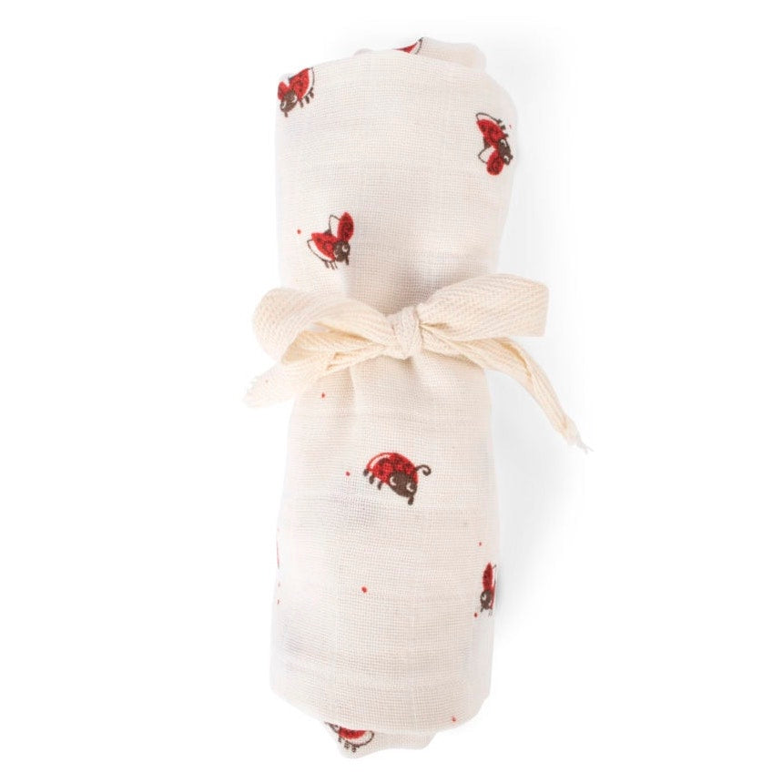Muslīna kokvilnas sedziņa / autiņš Lucky, Muslin Diaper, Filibabbaba