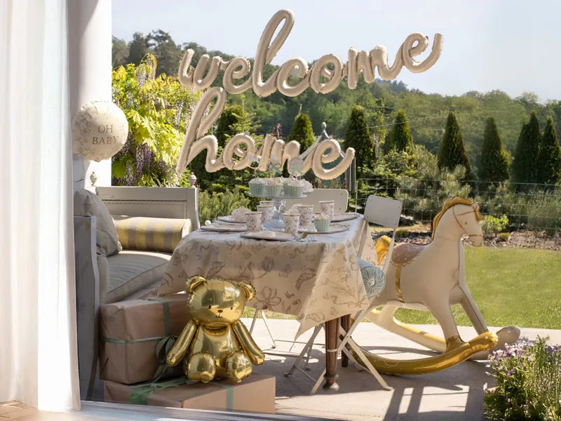 Balonu dekorācija Welcome Home, 335x71 cm