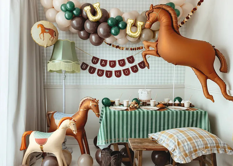 Foil Balloon Horse - zirgs lēcienā