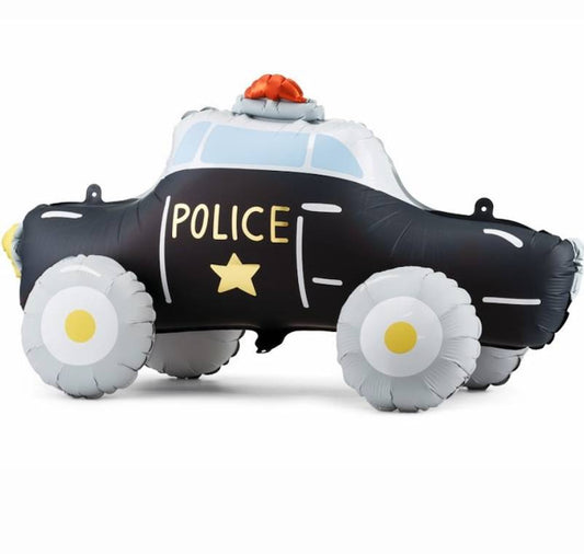 Folija balons Policijas auto, brīvi stāvošs, 90cm - pildāms ar gaisu, FB241