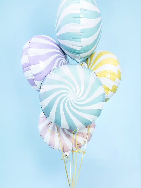 Folija balons Konfekte - pildāms ar gaisu vai hēliju, 35cm, FB20P-001J