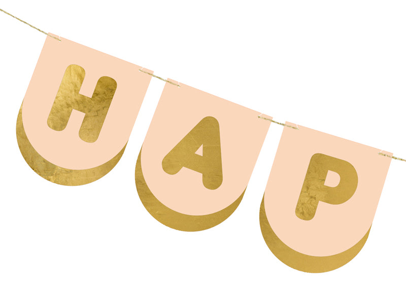 Dzimšanas dienas svētku virtene - Happy Birthday Banner Horses, 150cm