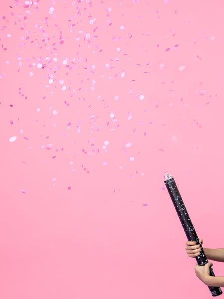 "Gender Reveal" konfeti, rozā, Party Deco,60cm, TUKR60-081