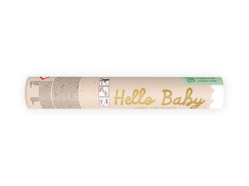 "Gender Reveal" konfeti ar rozā taurenīšiem, Party Deco,TUKRM20-081J