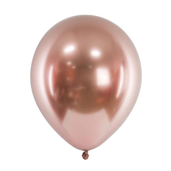 Hēlija balons - Rose Gold Balloon, 30cm, Hēlija baloni Liepājā,
CHB1-019R-50