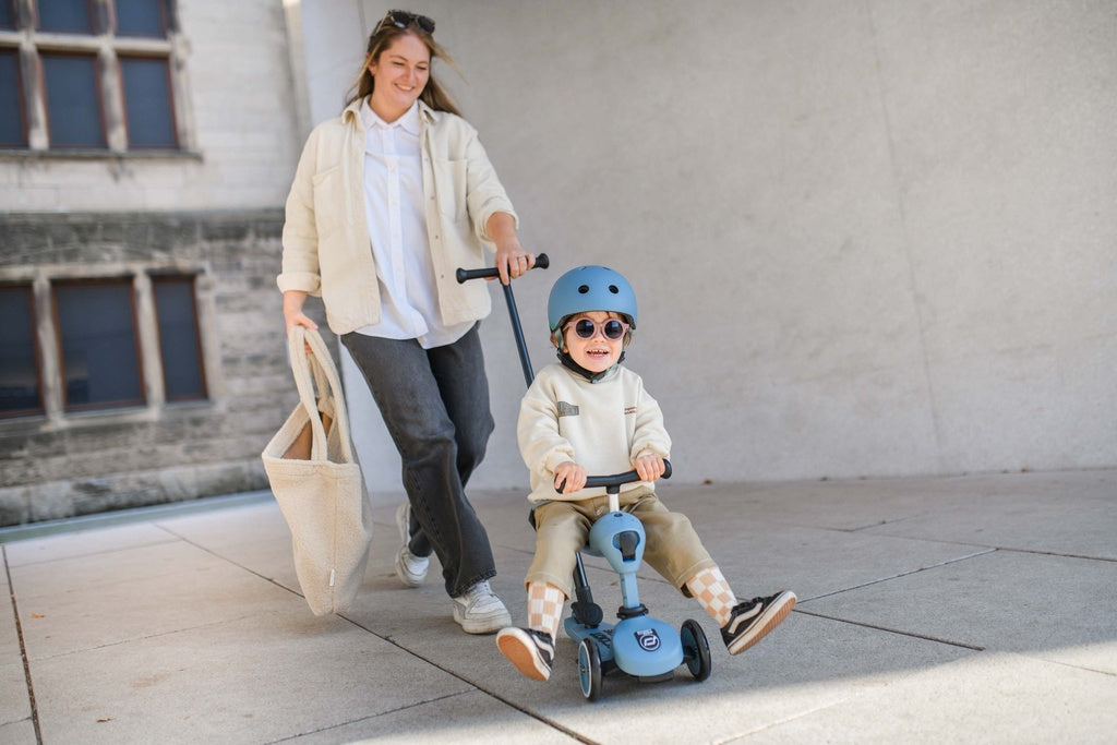 Transformējams skrejritenis Highway Kick 1, Push and Go, Steel, Scoot and Ride