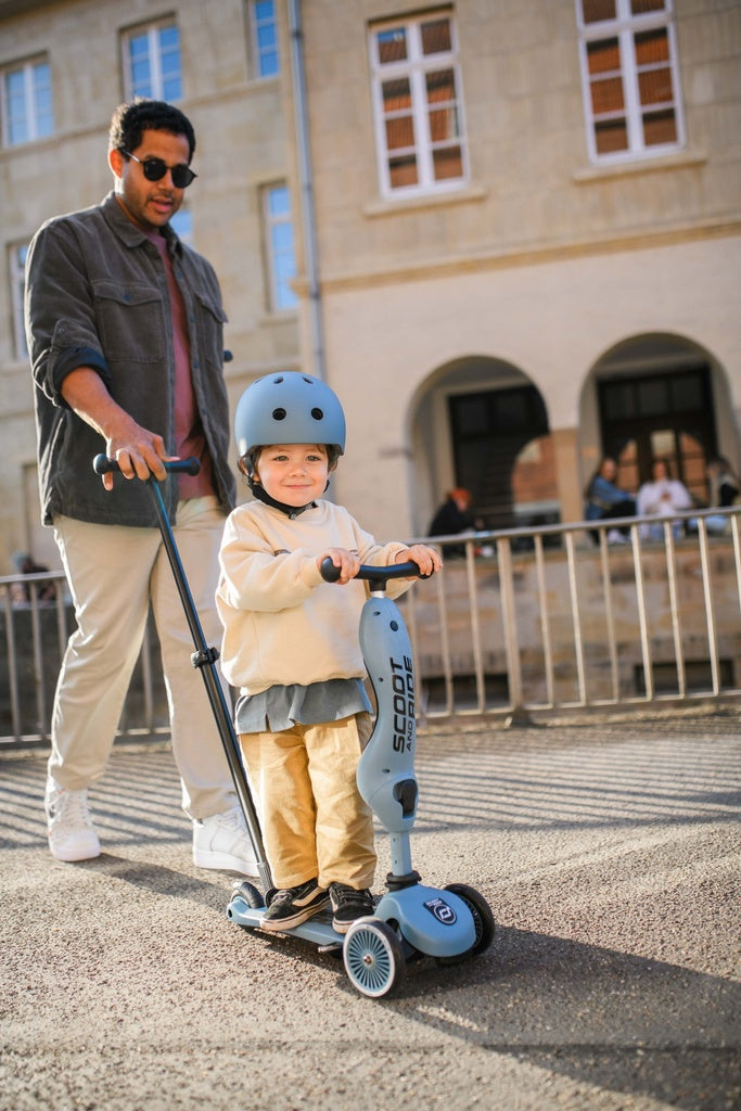 Transformējams skrejritenis Highway Kick 1, Push and Go, Steel, Scoot and Ride