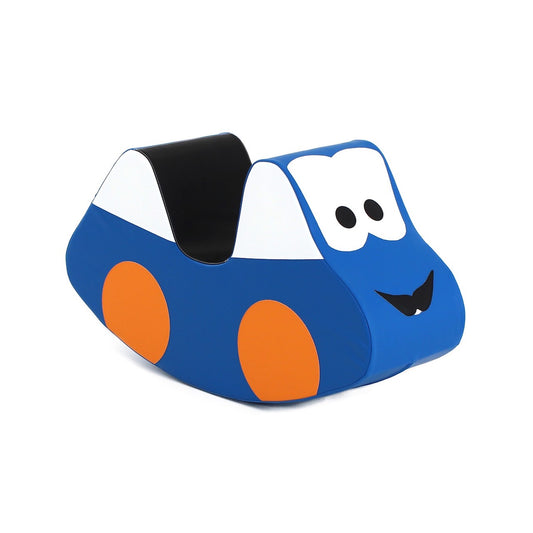 Šūpuļzirdziņš Auto, Soft Play Rocker Car, zils, IGLU, R_CAR_1