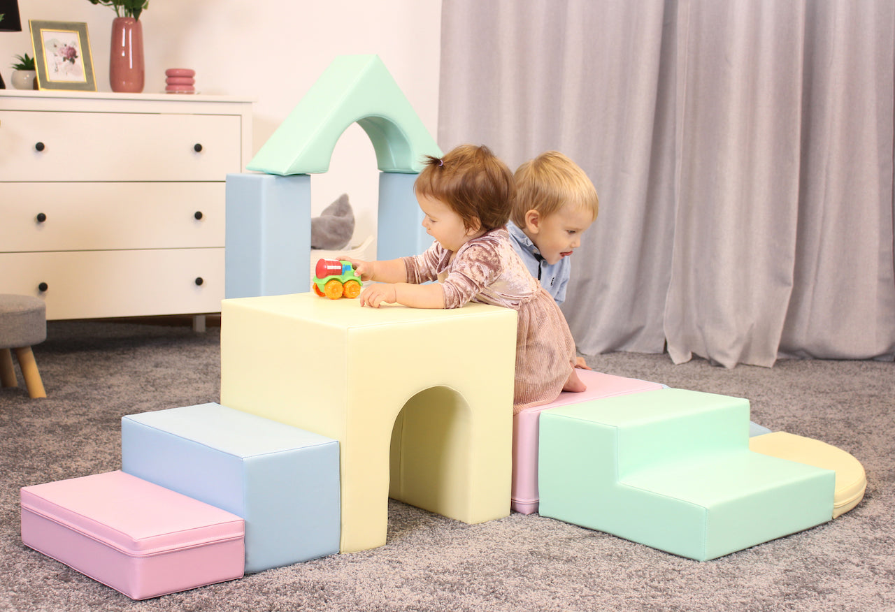 Mīkstie kluči Creativity Multifunctional Foam Soft Play, IGLU 21-5 - pasteļa