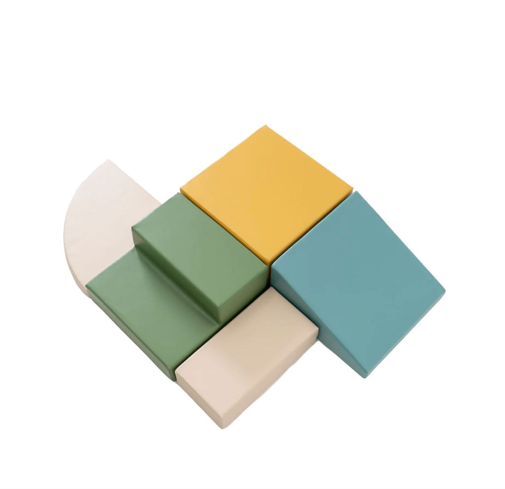 Mīkstie kluči Corner Climber Soft Play, IGLU - pasteļa tirkīzs, Pastel turquoise, SET0608