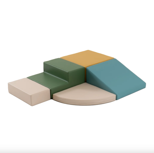 Mīkstie kluči Corner Climber Soft Play, IGLU - pasteļa tirkīzs, Pastel turquoise, SET0608