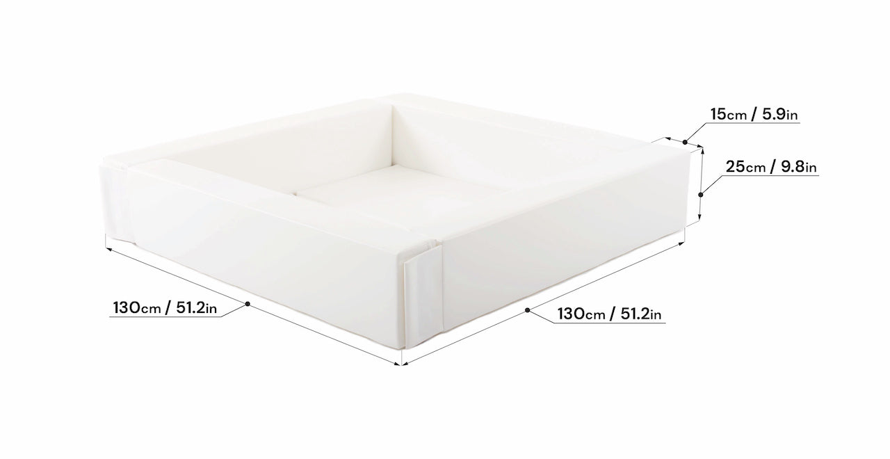 Bumbu baseins, Ball Pit Play Heaven, IGLU - balts, BALL_PI_04_5