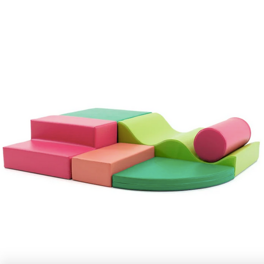 Mīkstie kluči Explorer Soft Play, IGLU - Pink and Green, rozā un zaļš, SET_28_6