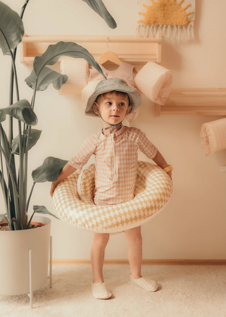 Peldriņķis mazulīšiem Speckled Diamond, Inflatable Baby Seat, Mrs.Ertha