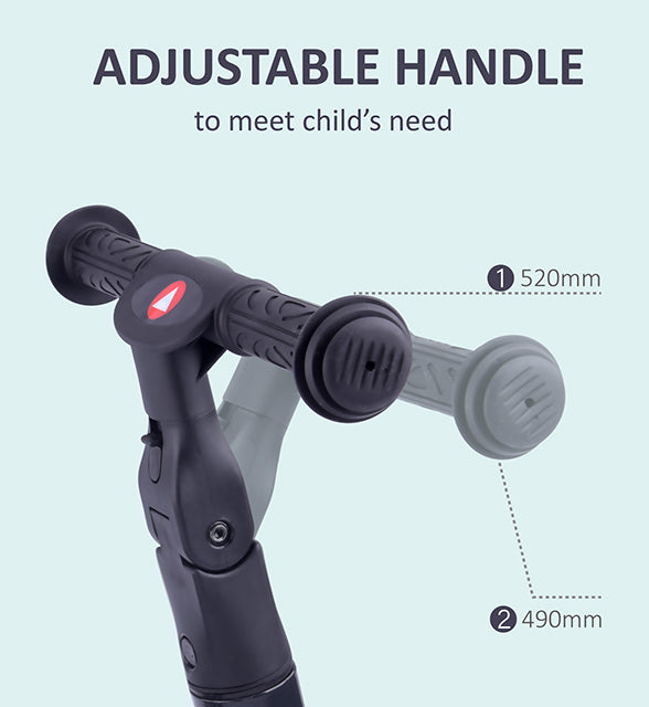 Kaya transformējams bērnu ritenis / trīsritenis, 4 in 1 tricycle, Black, Topmark, T6079.ANTHRA06