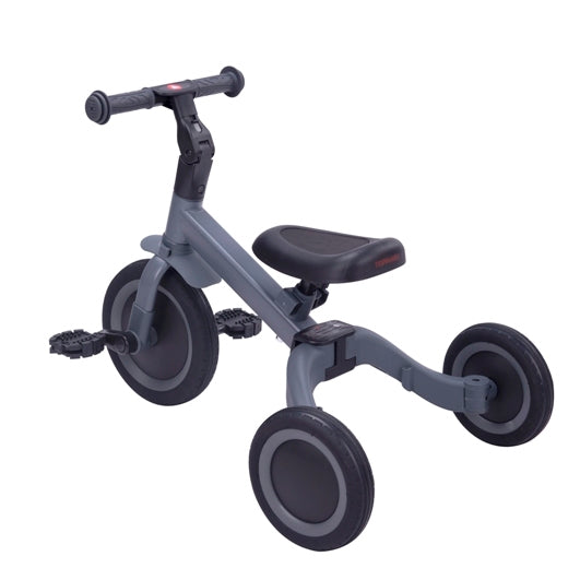 Kaya transformējams bērnu ritenis / trīsritenis, 4 in 1 tricycle, Grey, Topmark, T6079.GY0123