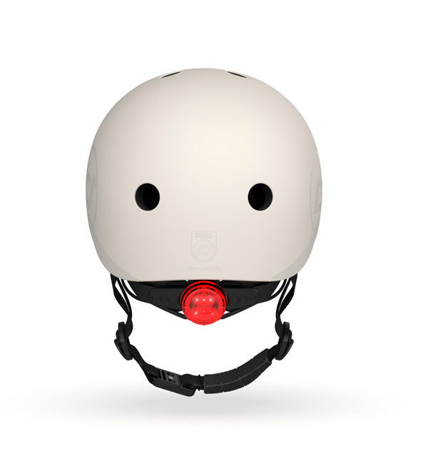 Bērnu ķivere pelēka, Helmet Ash, Scoot and Ride, S-M
