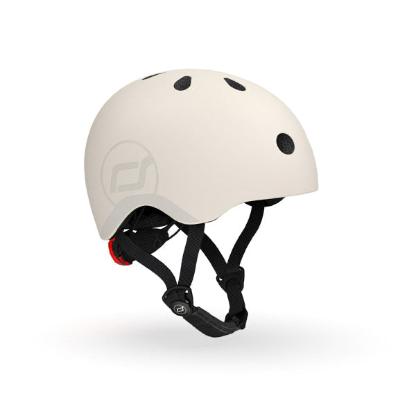 Bērnu ķivere pelēka, Helmet Ash, Scoot and Ride, S-M