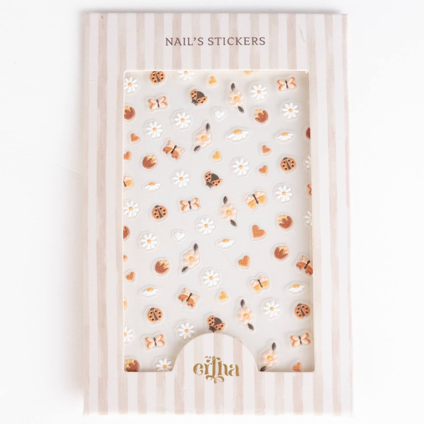 Nagu uzlīmes, Kids 3D Nail Stickers, Butterfly, Mrs. Ertha, ER1409