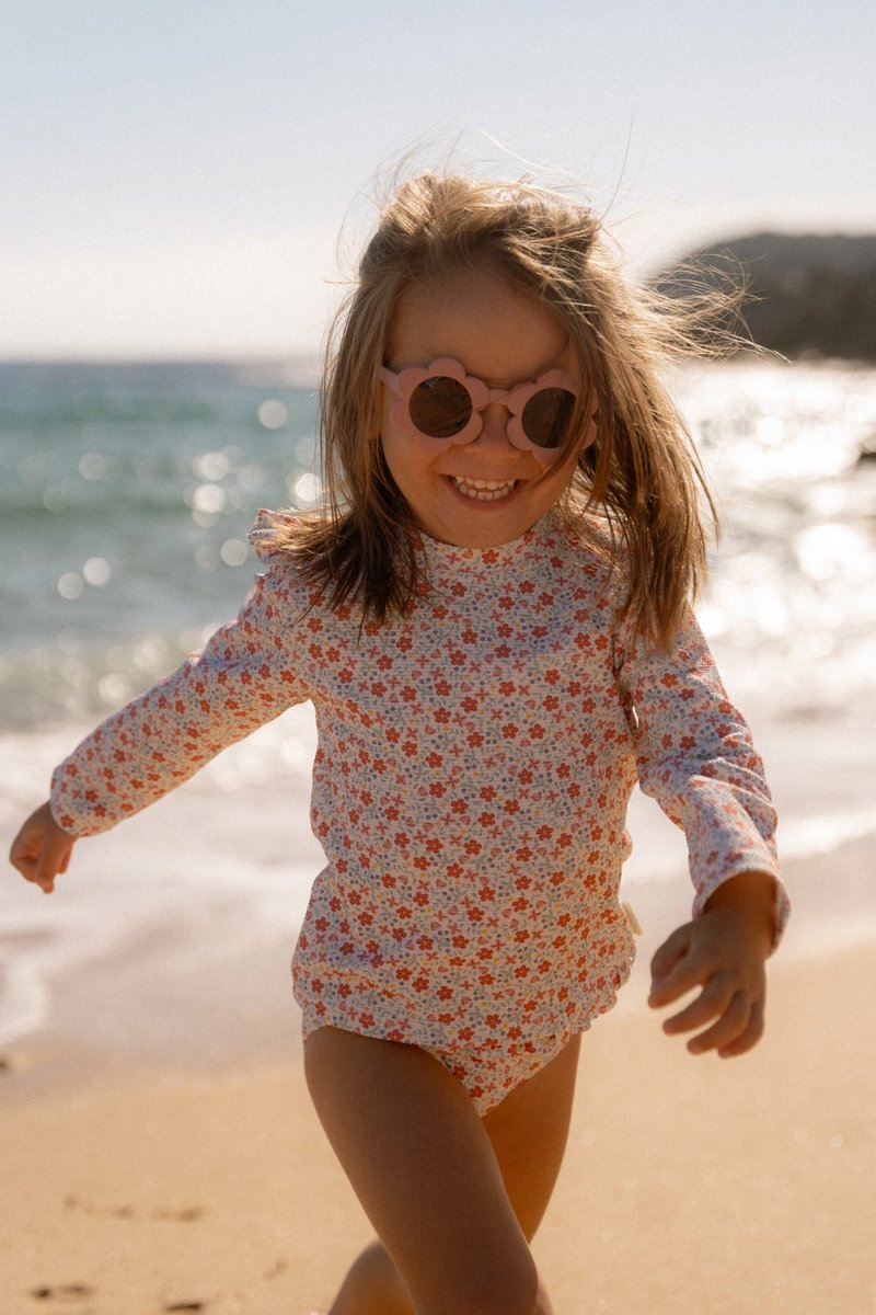 Bērnu saulesbrilles Flower Pink, Sunglasses, Little Dutch